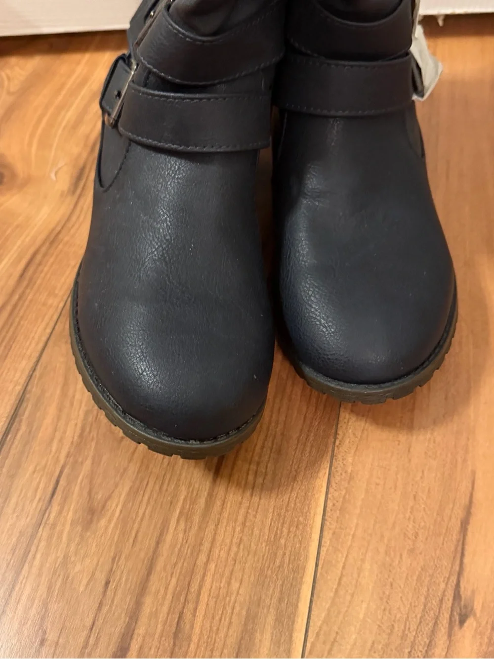 Just can Black Over-the-Knee Zip Riding Boots